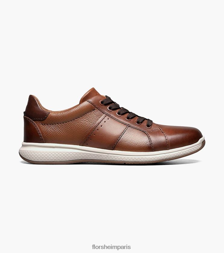 grands lacs jr. dentelle aux orteils oxford Florsheim enfants TBZJJL445 chaussure Cognac