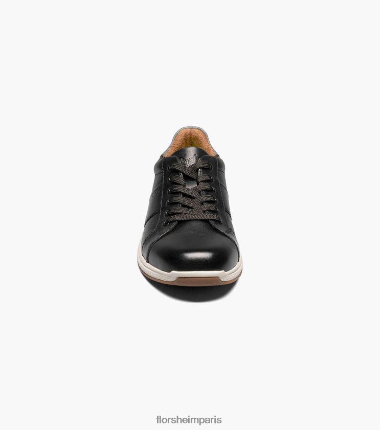 grands lacs jr. dentelle aux orteils oxford Florsheim enfants TBZJJL446 chaussure noir