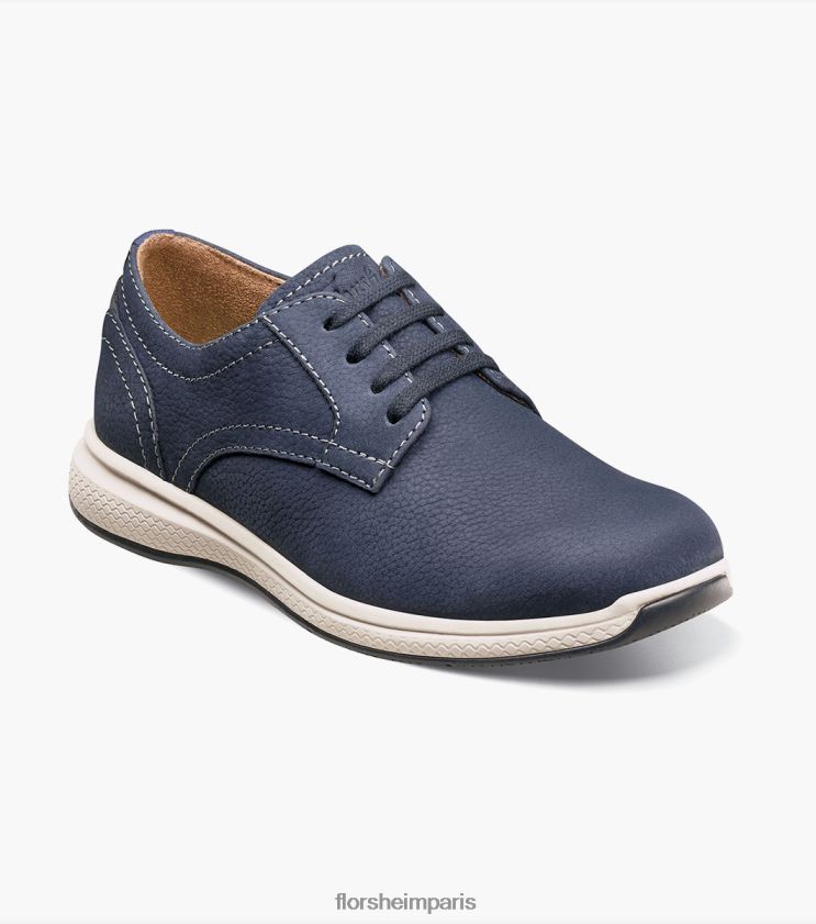 grands lacs jr. oxford à bout uni Florsheim enfants TBZJJL501 chaussure marine