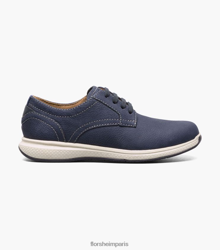 grands lacs jr. oxford à bout uni Florsheim enfants TBZJJL501 chaussure marine
