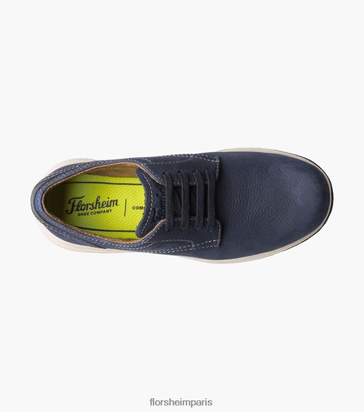 grands lacs jr. oxford à bout uni Florsheim enfants TBZJJL501 chaussure marine