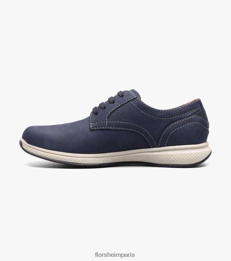 grands lacs jr. oxford à bout uni Florsheim enfants TBZJJL501 chaussure marine