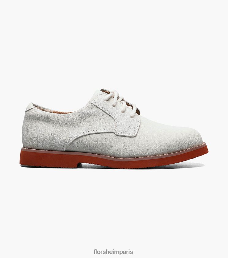 kearny jr. oxford à bout uni Florsheim enfants TBZJJL461 chaussure blanc