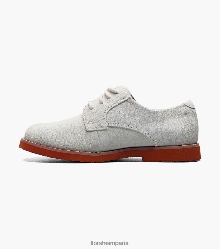 kearny jr. oxford à bout uni Florsheim enfants TBZJJL461 chaussure blanc