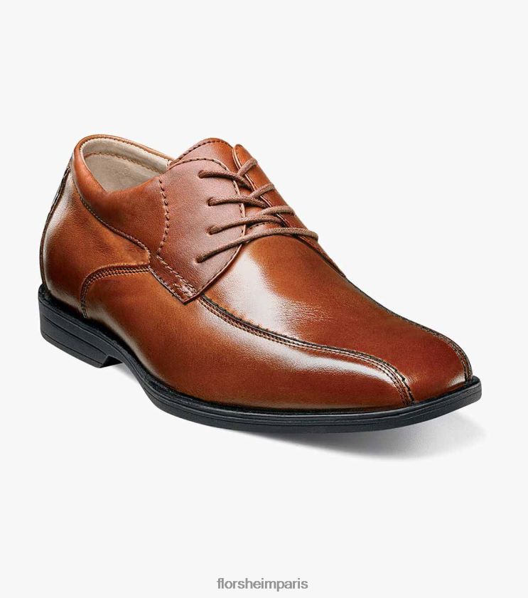 révéler jr. orteil de vélo oxford Florsheim enfants TBZJJL489 chaussure Cognac