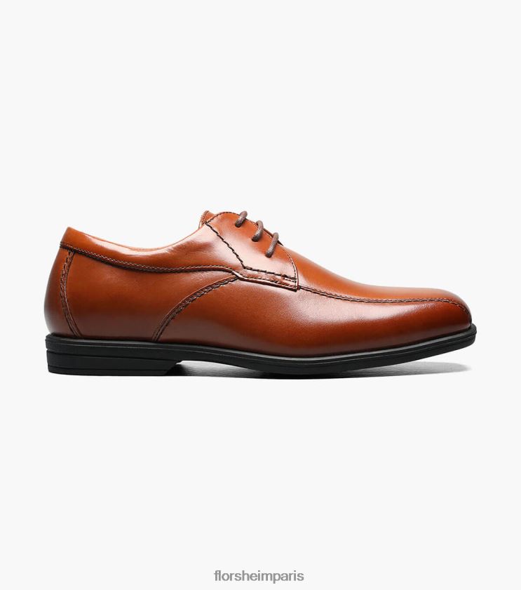 révéler jr. orteil de vélo oxford Florsheim enfants TBZJJL489 chaussure Cognac