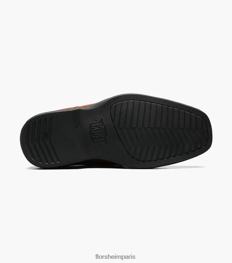 révéler jr. oxford à bout droit Florsheim enfants TBZJJL470 chaussure Cognac
