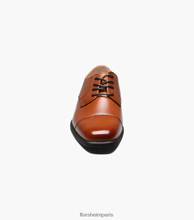 révéler jr. oxford à bout droit Florsheim enfants TBZJJL470 chaussure Cognac