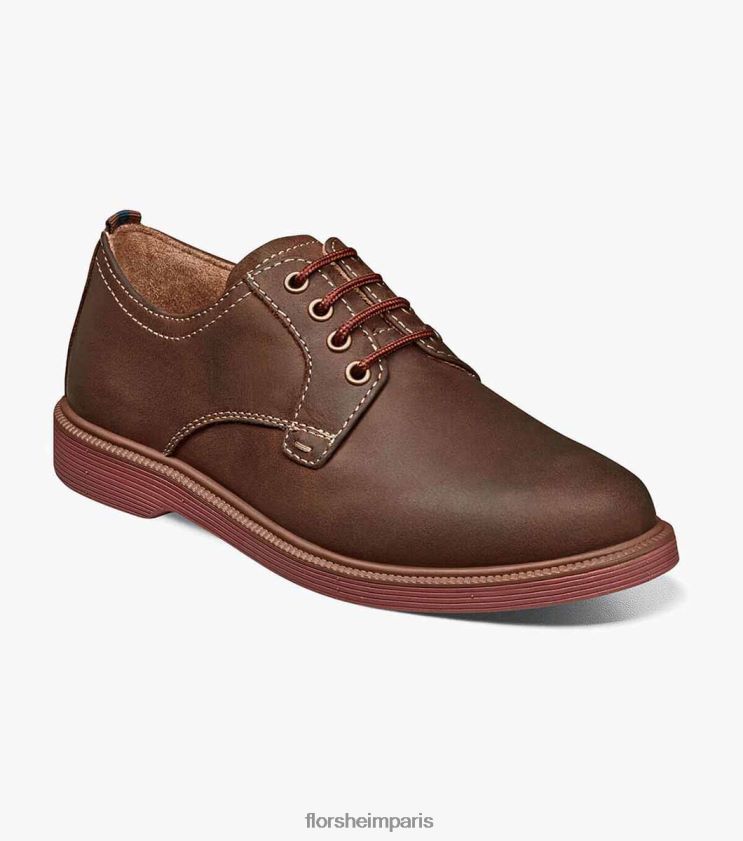 supacush jr. oxford à bout uni Florsheim enfants TBZJJL453 chaussure ch marron