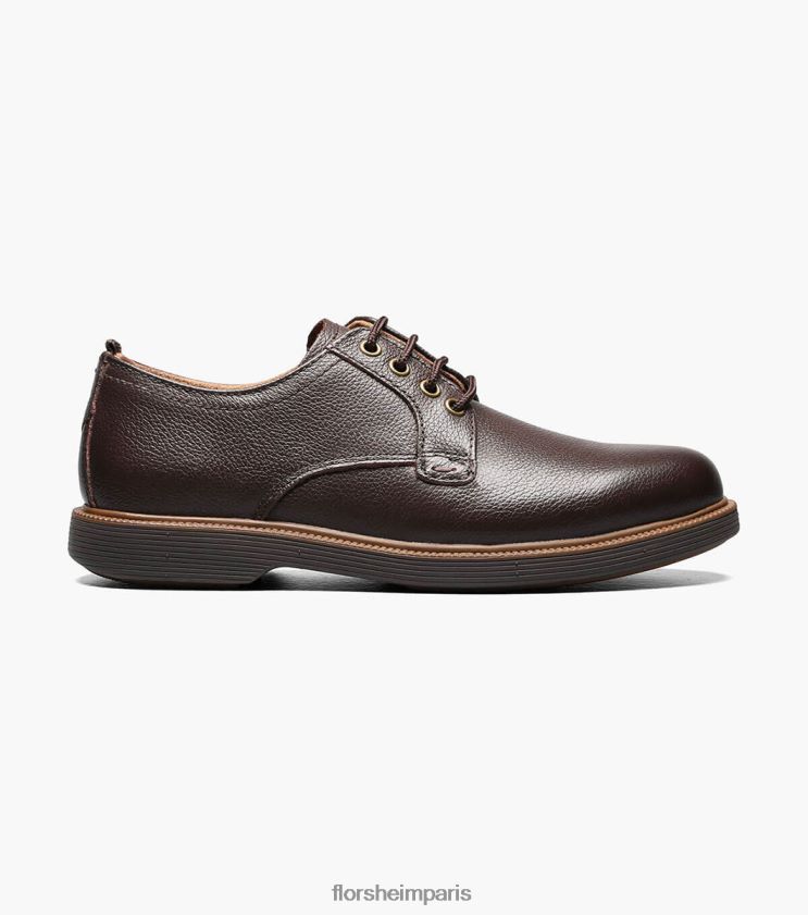 supacush jr. oxford à bout uni Florsheim enfants TBZJJL454 chaussure brun dégringolé