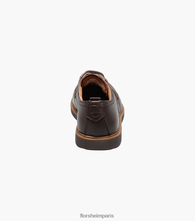 supacush jr. oxford à bout uni Florsheim enfants TBZJJL454 chaussure brun dégringolé