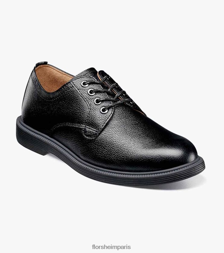 supacush jr. oxford à bout uni Florsheim enfants TBZJJL457 chaussure noir dégringolé