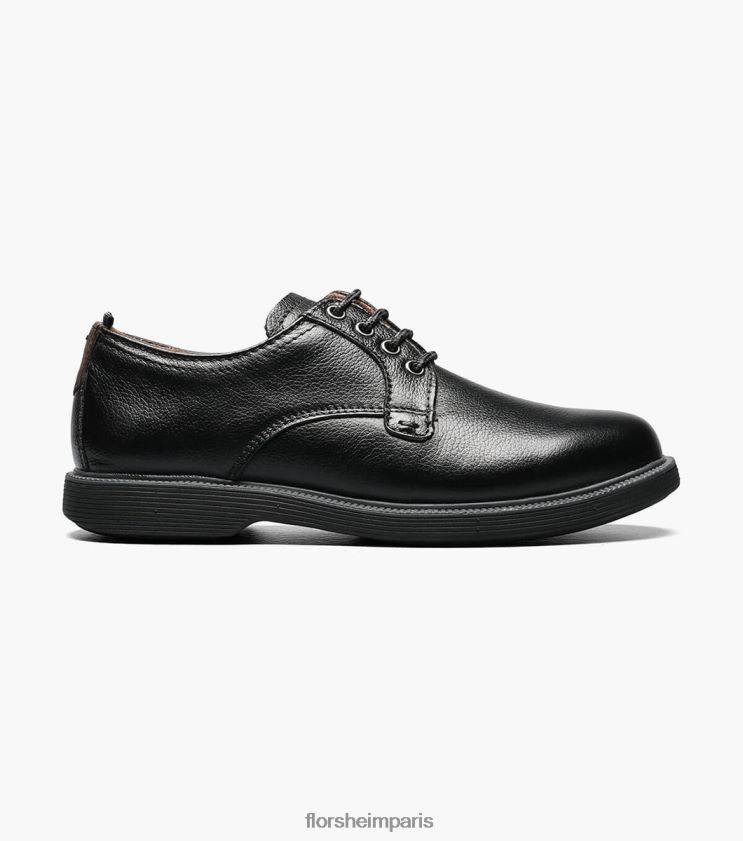 supacush jr. oxford à bout uni Florsheim enfants TBZJJL457 chaussure noir dégringolé