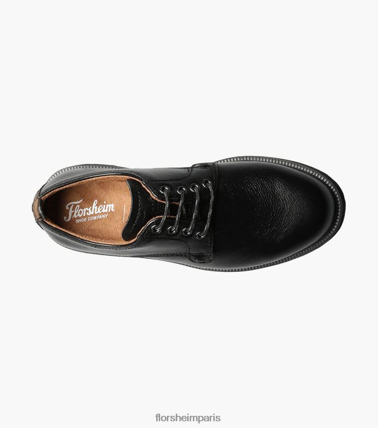 supacush jr. oxford à bout uni Florsheim enfants TBZJJL457 chaussure noir dégringolé