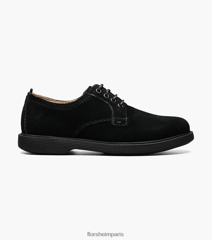 supacush jr. oxford à bout uni Florsheim enfants TBZJJL458 chaussure Suède noir