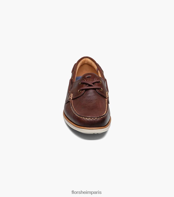 chaussure bateau atlantic moc toe Florsheim Hommes TBZJJL325 chaussure chocolat