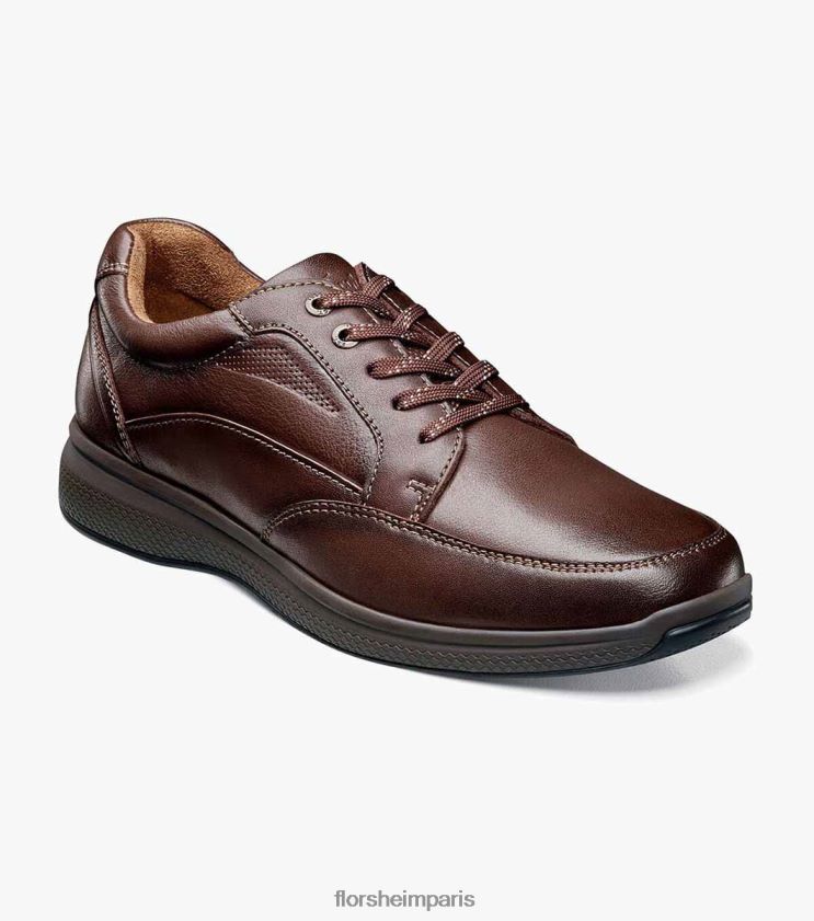 promenade moc toe des grands lacs Florsheim Hommes TBZJJL381 chaussure brun dégringolé