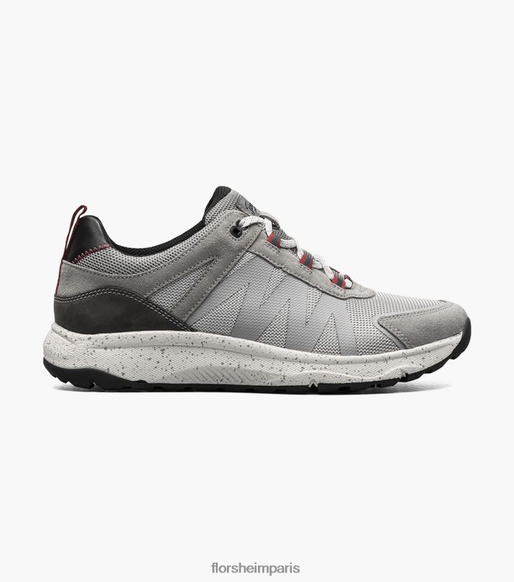 Sneaker à lacets à bout mocassin en mesh Tread Lite 1 Florsheim Hommes TBZJJL312 chaussure gris