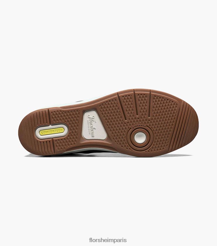 baskets croisées en dentelle aux orteils Florsheim Hommes TBZJJL331 chaussure Cognac