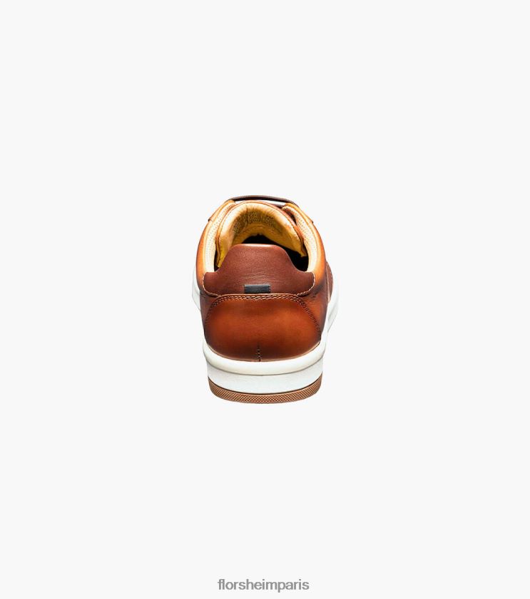 baskets croisées en dentelle aux orteils Florsheim Hommes TBZJJL331 chaussure Cognac
