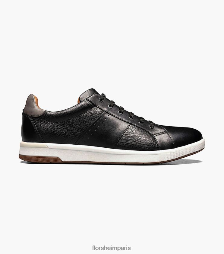 baskets croisées en dentelle aux orteils Florsheim Hommes TBZJJL334 chaussure noir