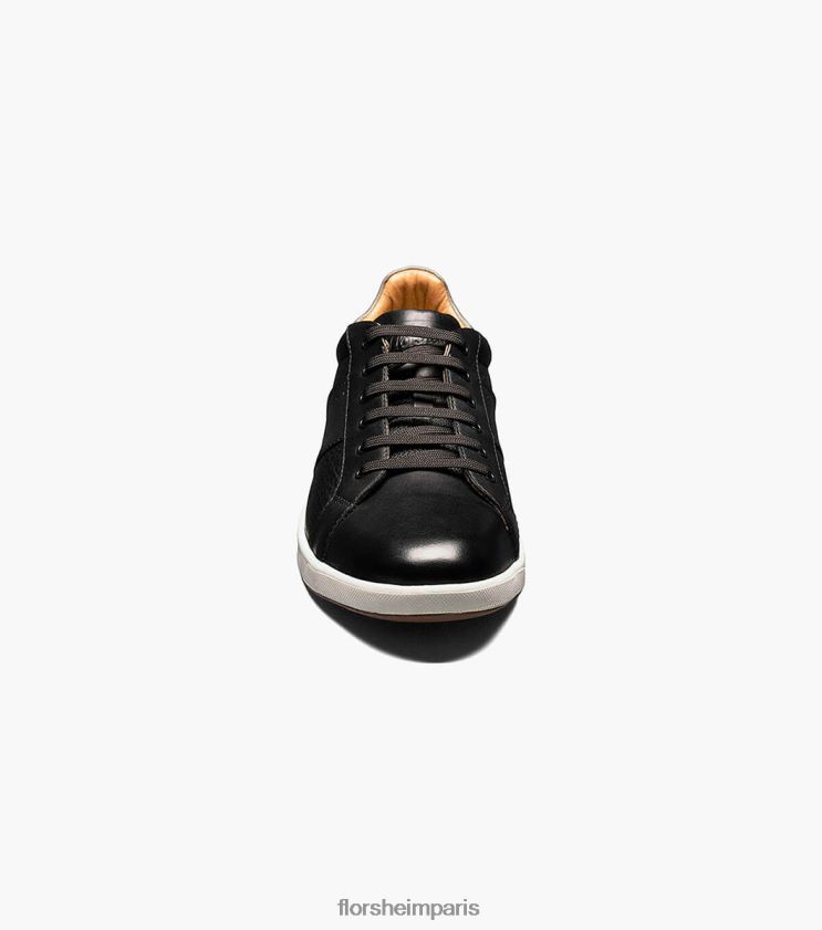 baskets croisées en dentelle aux orteils Florsheim Hommes TBZJJL334 chaussure noir