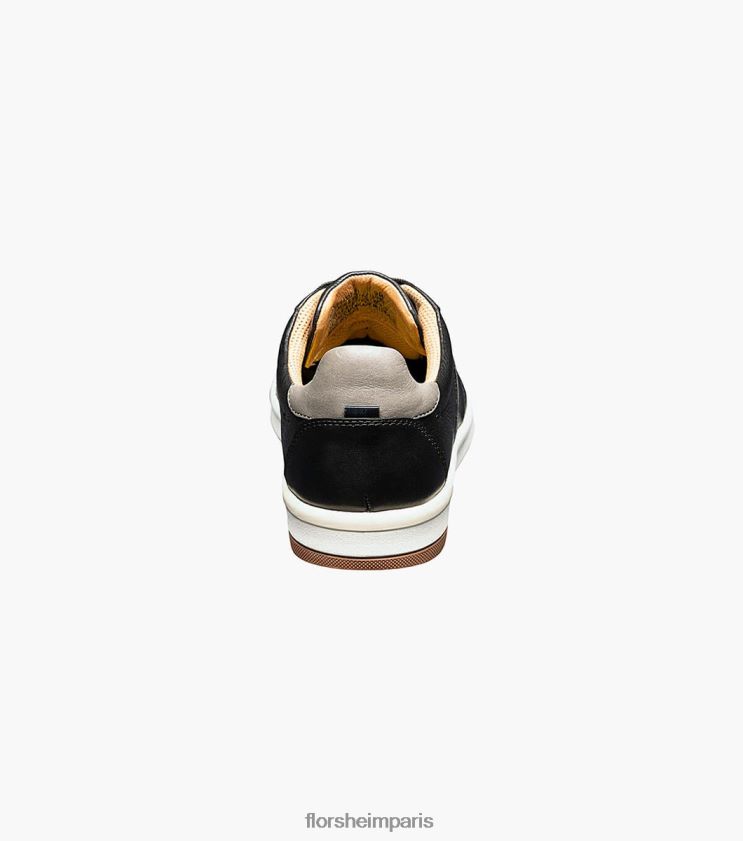 baskets croisées en dentelle aux orteils Florsheim Hommes TBZJJL334 chaussure noir