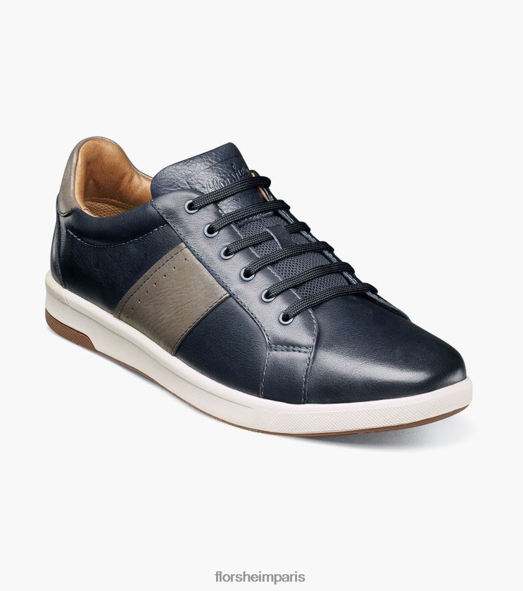 baskets croisées en dentelle aux orteils Florsheim Hommes TBZJJL335 chaussure marine