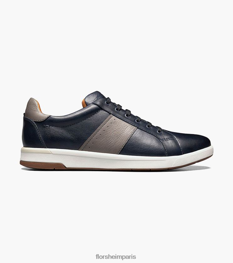 baskets croisées en dentelle aux orteils Florsheim Hommes TBZJJL335 chaussure marine