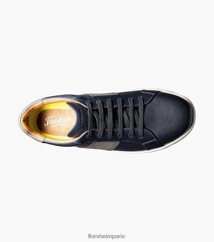 baskets croisées en dentelle aux orteils Florsheim Hommes TBZJJL335 chaussure marine