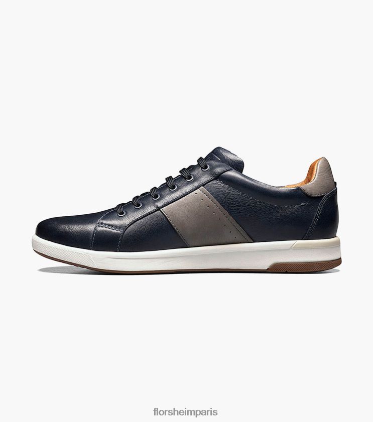 baskets croisées en dentelle aux orteils Florsheim Hommes TBZJJL335 chaussure marine