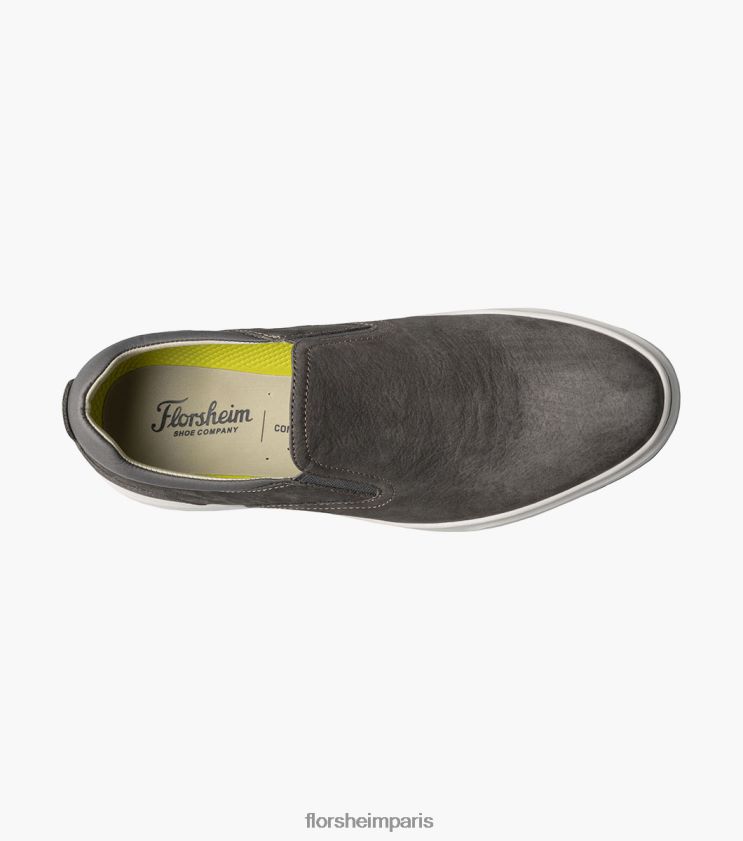 baskets à enfiler à bout uni premier Florsheim Hommes TBZJJL300 chaussure gris