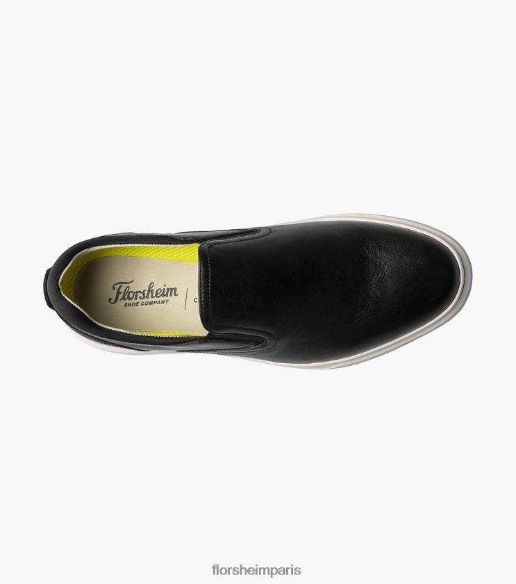 baskets à enfiler à bout uni premier Florsheim Hommes TBZJJL301 chaussure noir