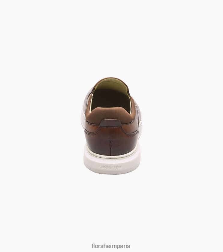 baskets à enfiler à bout uni premier Florsheim Hommes TBZJJL302 chaussure Cognac