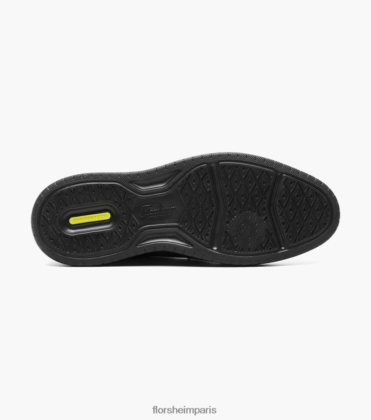 baskets à lacets à bout d'aile premier Florsheim Hommes TBZJJL108 chaussure vernis noir
