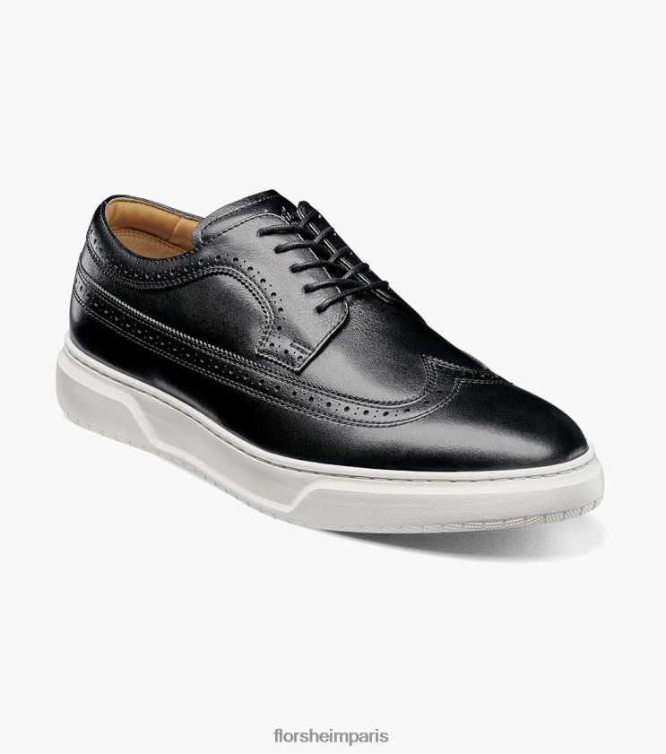 baskets à lacets à bout d'aile premier Florsheim Hommes TBZJJL109 chaussure noir