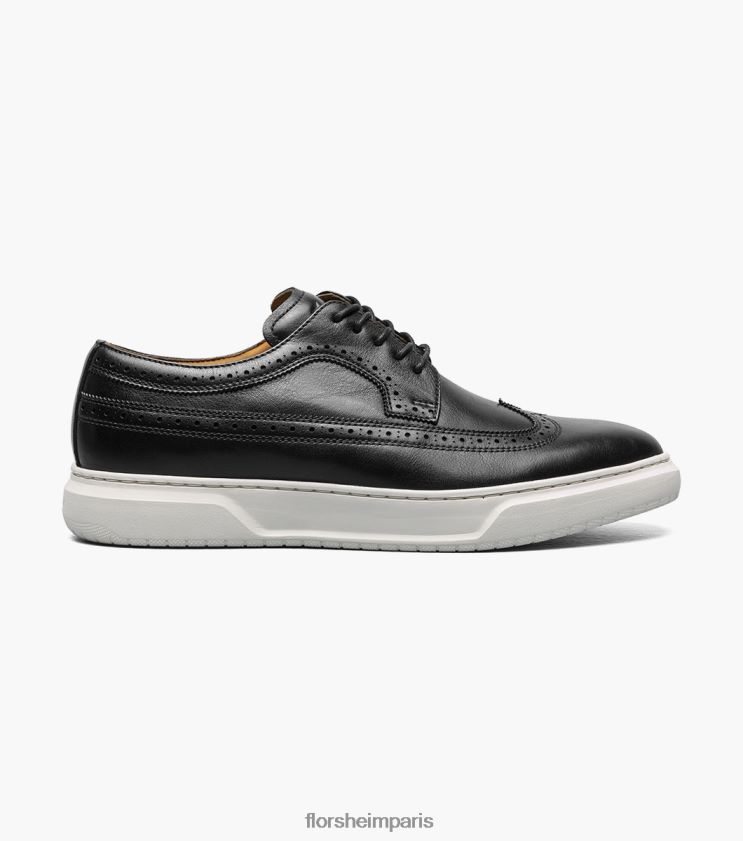 baskets à lacets à bout d'aile premier Florsheim Hommes TBZJJL109 chaussure noir