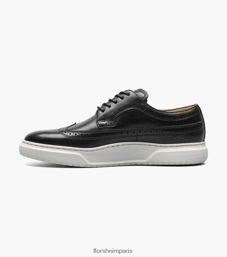 baskets à lacets à bout d'aile premier Florsheim Hommes TBZJJL109 chaussure noir