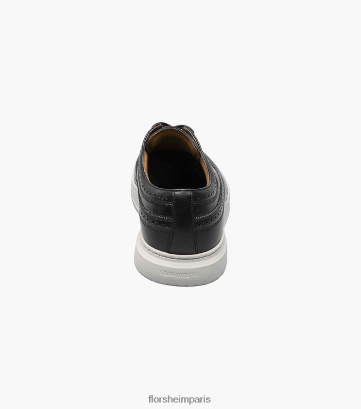 baskets à lacets à bout d'aile premier Florsheim Hommes TBZJJL109 chaussure noir