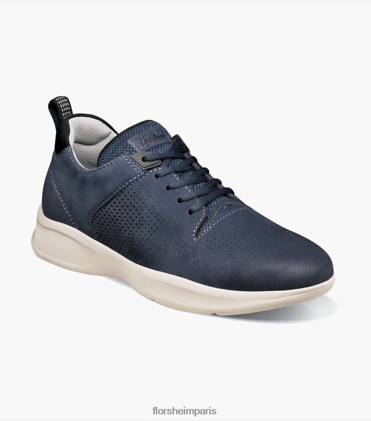 baskets à lacets à bout perf studio Florsheim Hommes TBZJJL296 chaussure marine