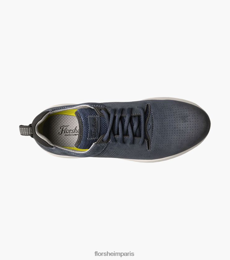 baskets à lacets à bout perf studio Florsheim Hommes TBZJJL296 chaussure marine