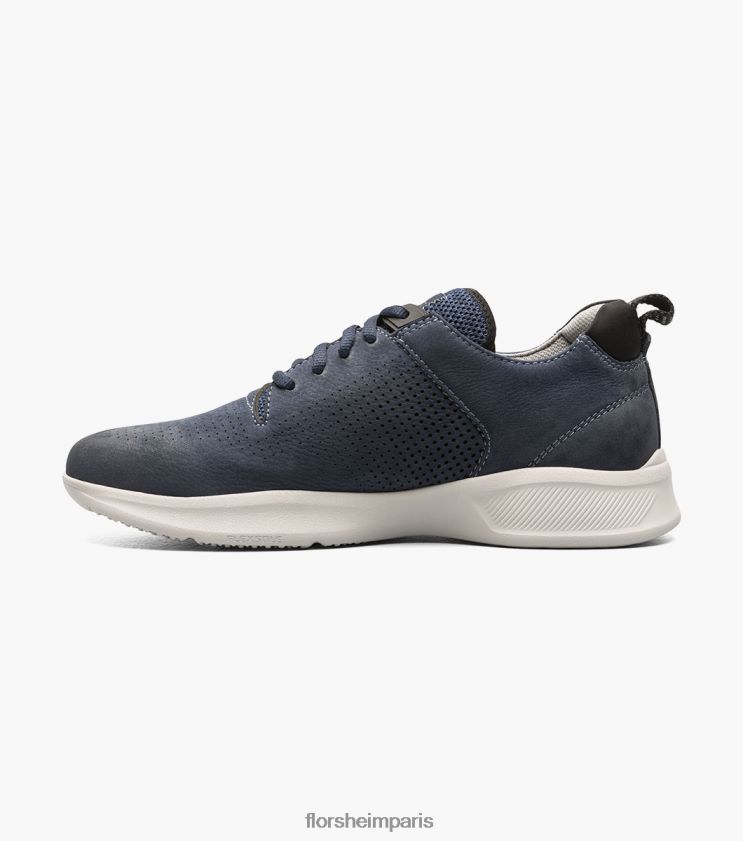 baskets à lacets à bout perf studio Florsheim Hommes TBZJJL296 chaussure marine