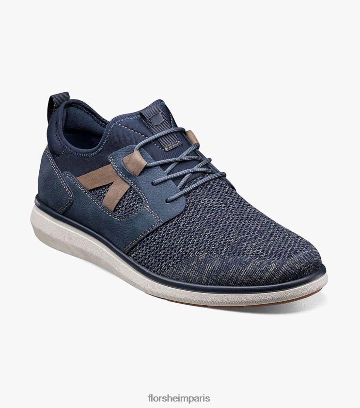 baskets à lacets à bout uni en maille venture Florsheim Hommes TBZJJL348 chaussure marine