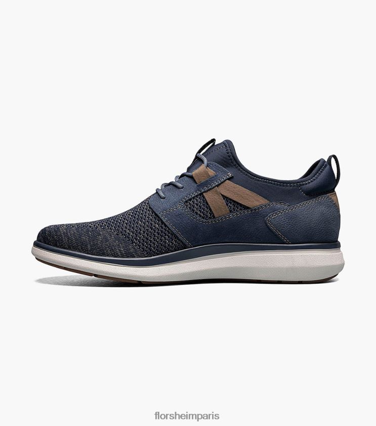 baskets à lacets à bout uni en maille venture Florsheim Hommes TBZJJL348 chaussure marine