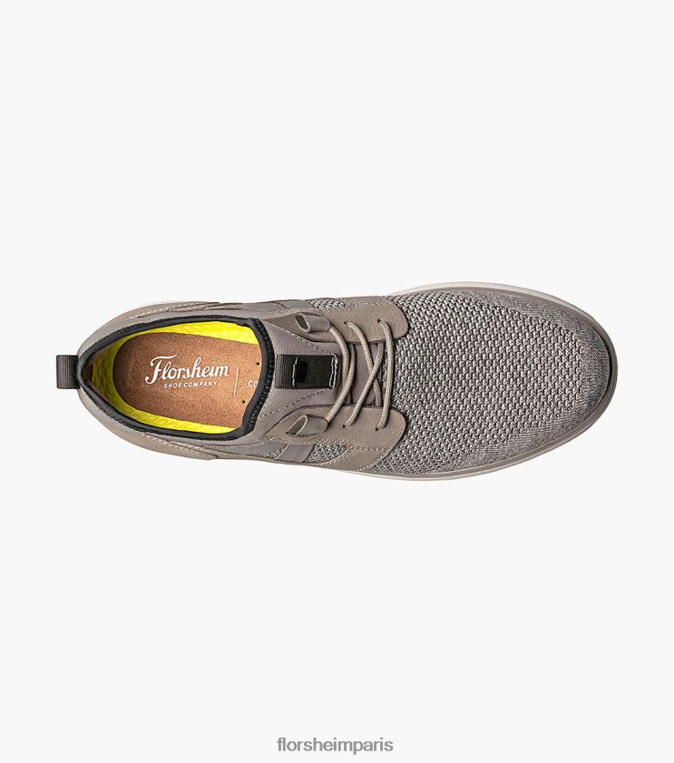 baskets à lacets à bout uni en maille venture Florsheim Hommes TBZJJL349 chaussure gris