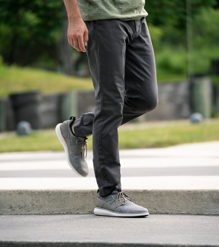 baskets à lacets à bout uni en maille venture Florsheim Hommes TBZJJL349 chaussure gris
