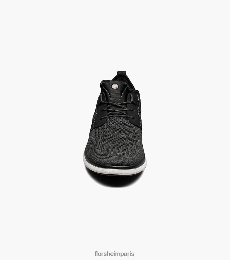 baskets à lacets à bout uni en maille venture Florsheim Hommes TBZJJL351 chaussure noir