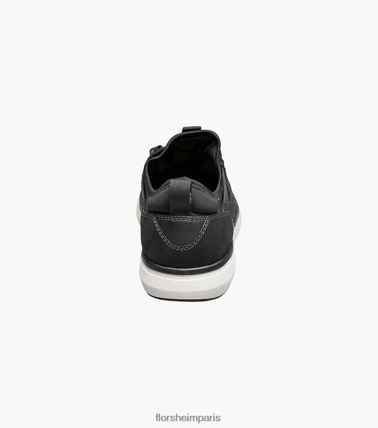 baskets à lacets à bout uni en maille venture Florsheim Hommes TBZJJL351 chaussure noir
