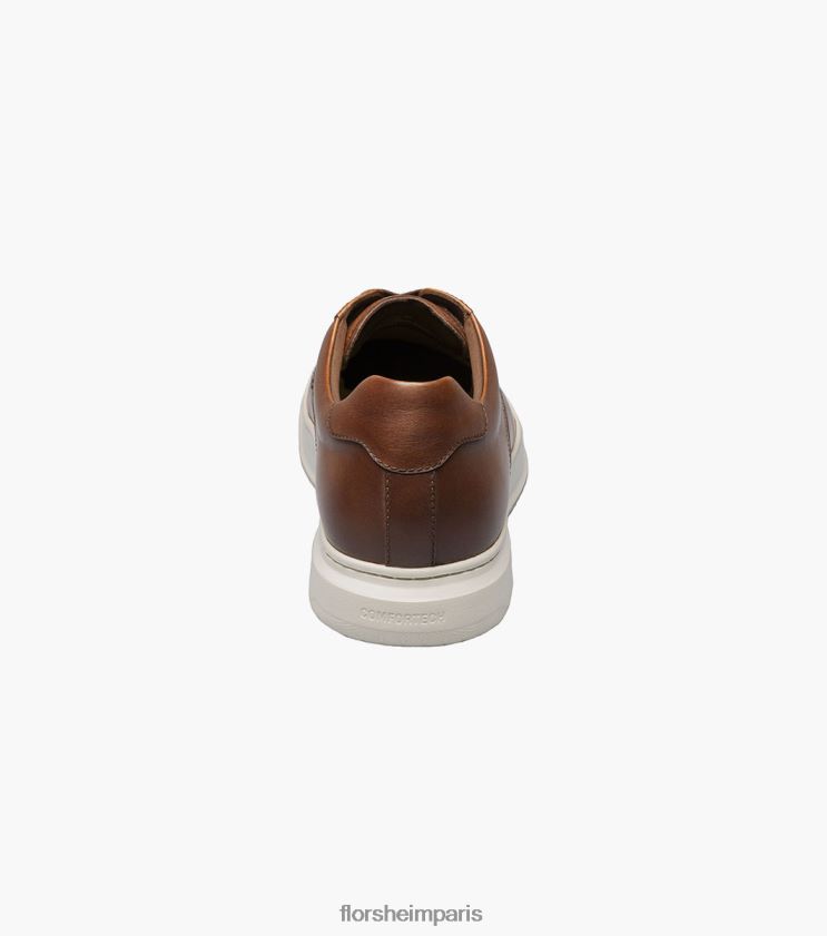 baskets à lacets à bout uni premier Florsheim Hommes TBZJJL231 chaussure Cognac