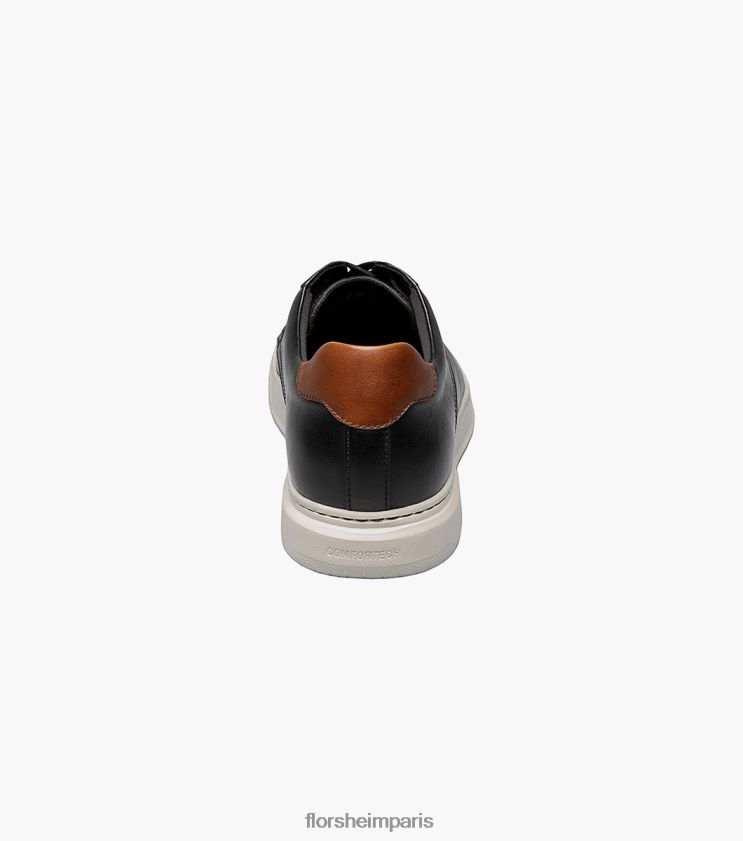 baskets à lacets à bout uni premier Florsheim Hommes TBZJJL232 chaussure noir